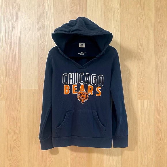 Chicago Bears Hoodie Women’s M Blue Pullover Hooded Sweatshirt NFL Team - Picture 1 of 6